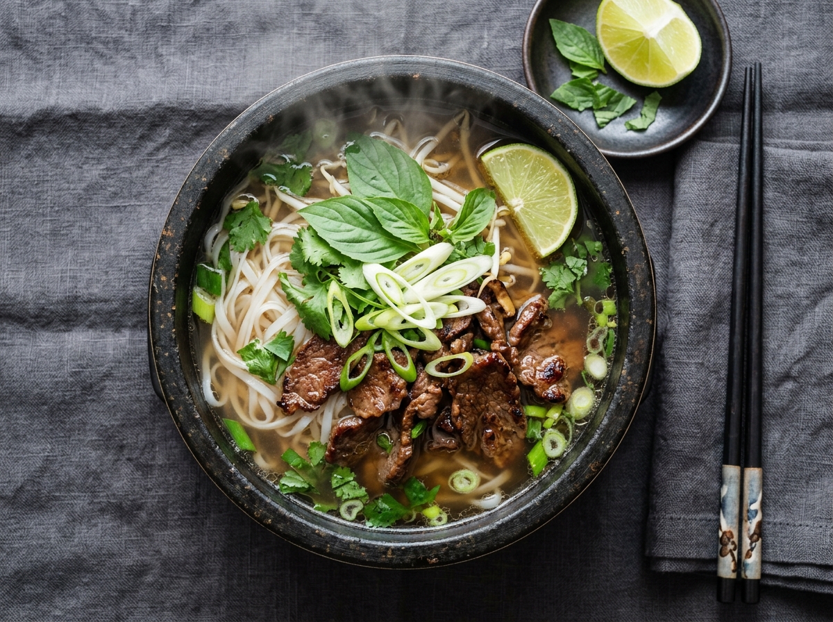 Phở Bò Bulgogi Thố Đá Sôi
